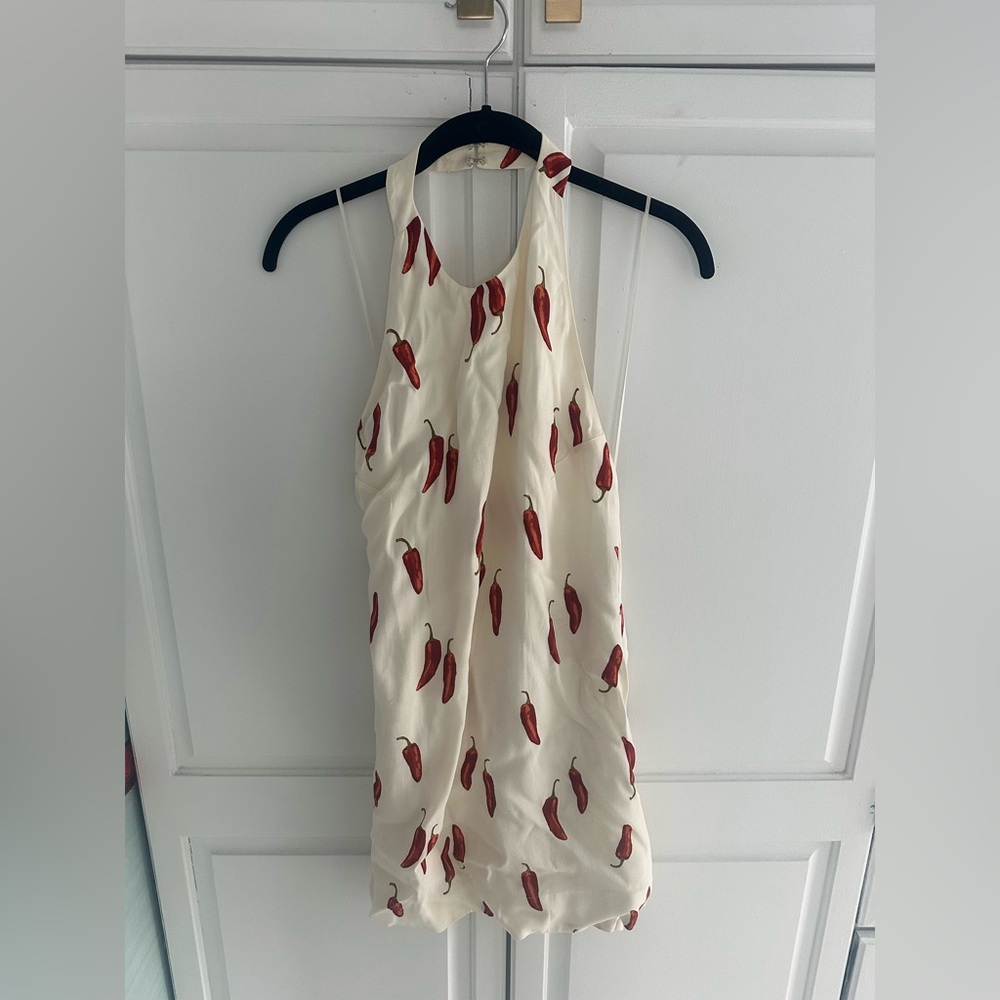 Reformation Chili Pepper Print Dress